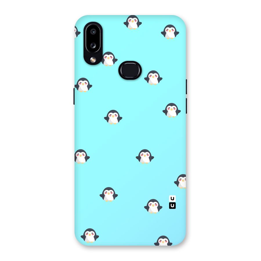 Penguins Pattern Print Back Case for Galaxy A10s