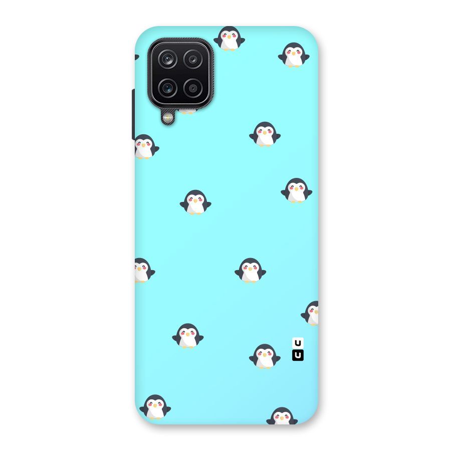 Penguins Pattern Print Back Case for Galaxy A12