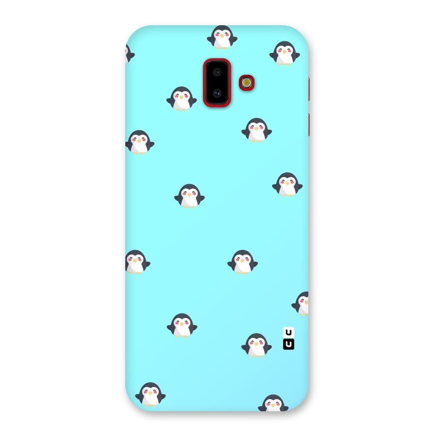 Penguins Pattern Print Back Case for Galaxy J6 Plus