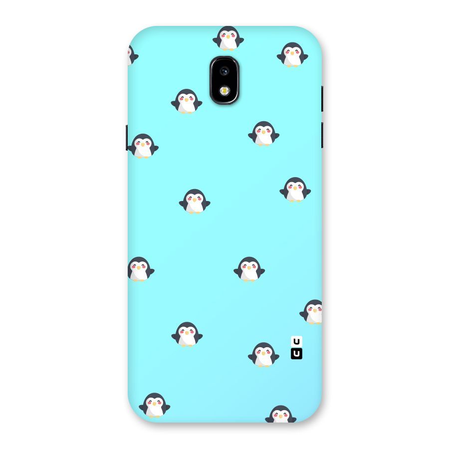 Penguins Pattern Print Back Case for Galaxy J7 Pro