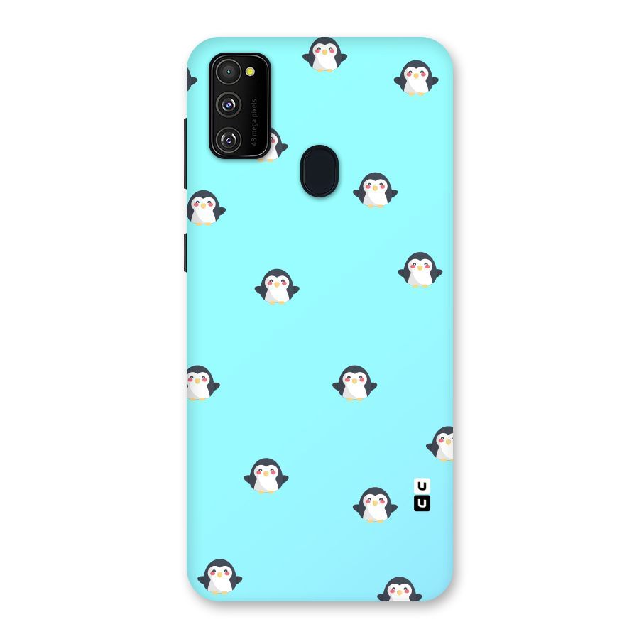 Penguins Pattern Print Back Case for Galaxy M30s