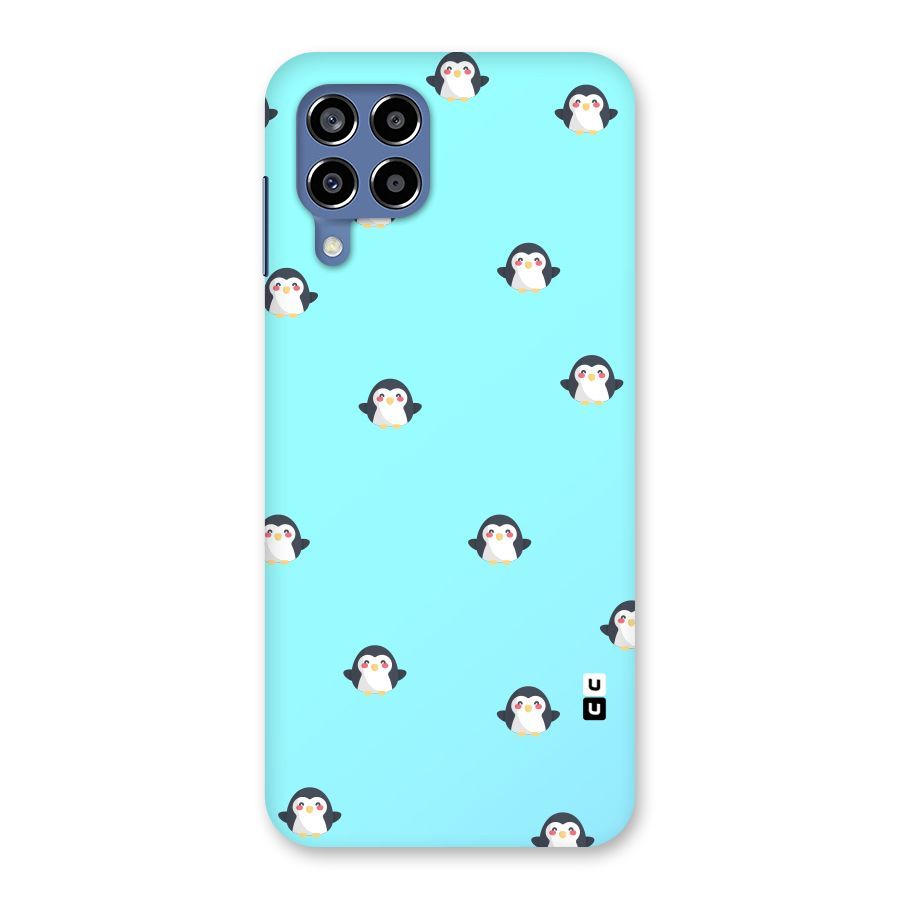 Penguins Pattern Print Back Case for Galaxy M53 5G