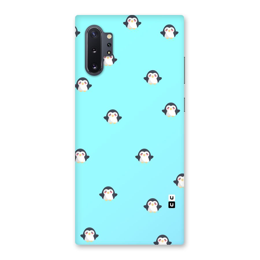 Penguins Pattern Print Back Case for Galaxy Note 10 Plus