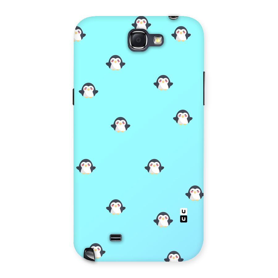 Penguins Pattern Print Back Case for Galaxy Note 2