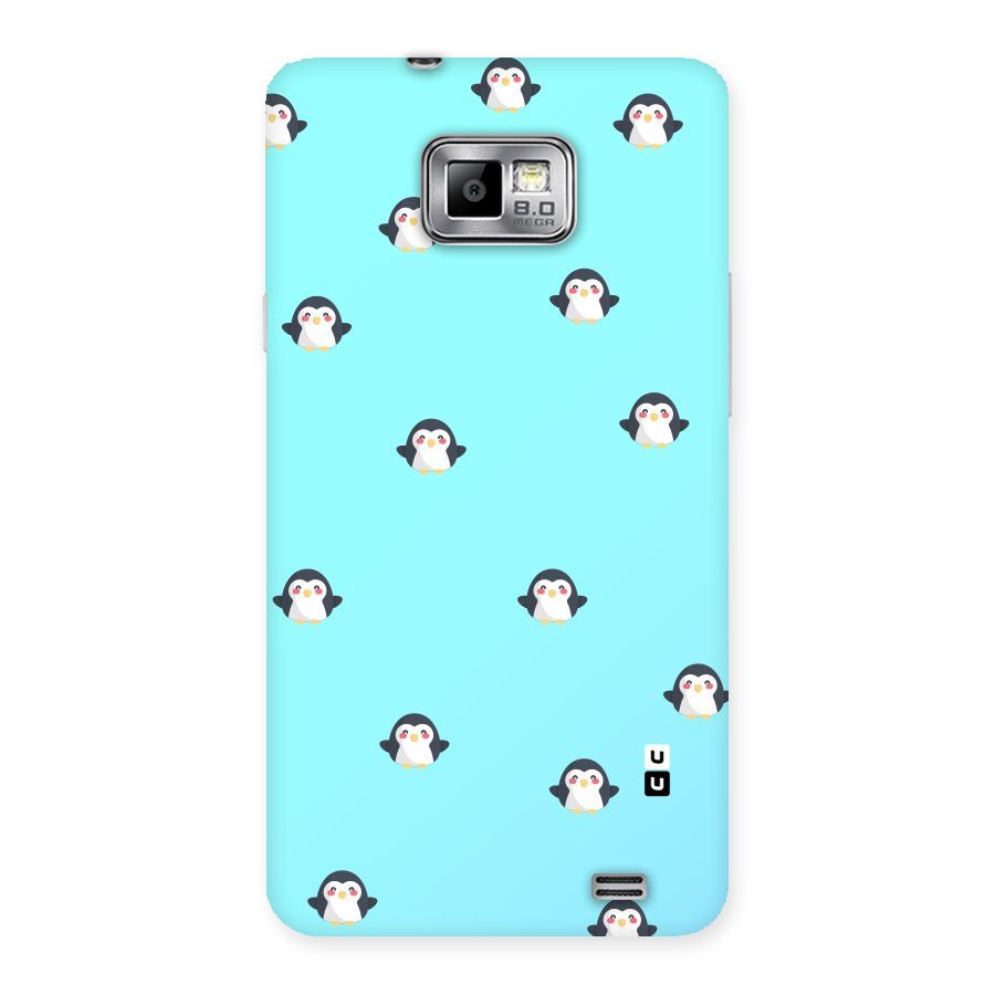 Penguins Pattern Print Back Case for Galaxy S2