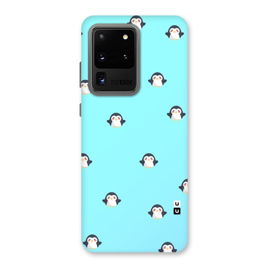 Penguins Pattern Print Back Case for Galaxy S20 Ultra