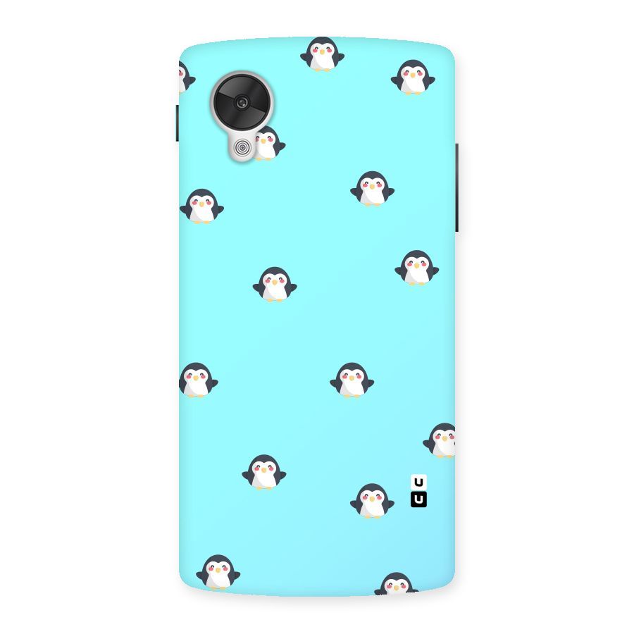 Penguins Pattern Print Back Case for Google Nexsus 5