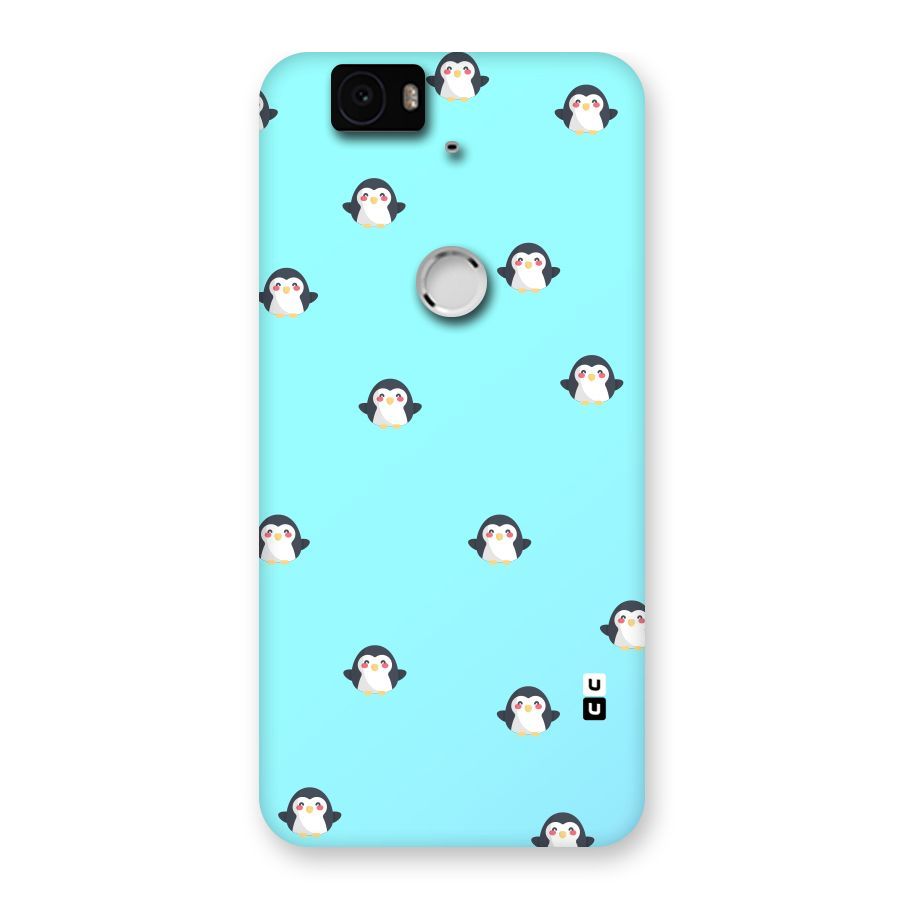 Penguins Pattern Print Back Case for Google Nexus-6P