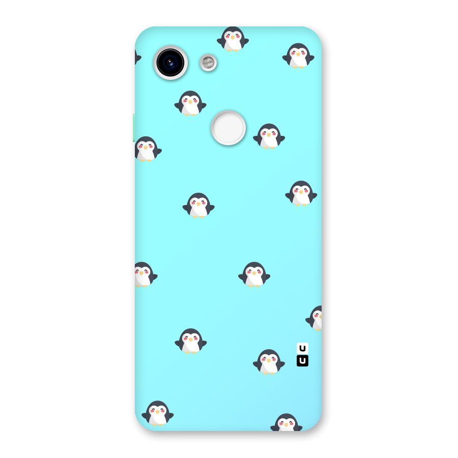 Penguins Pattern Print Back Case for Google Pixel 3