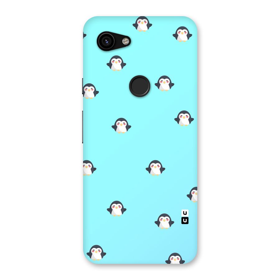 Penguins Pattern Print Back Case for Google Pixel 3a