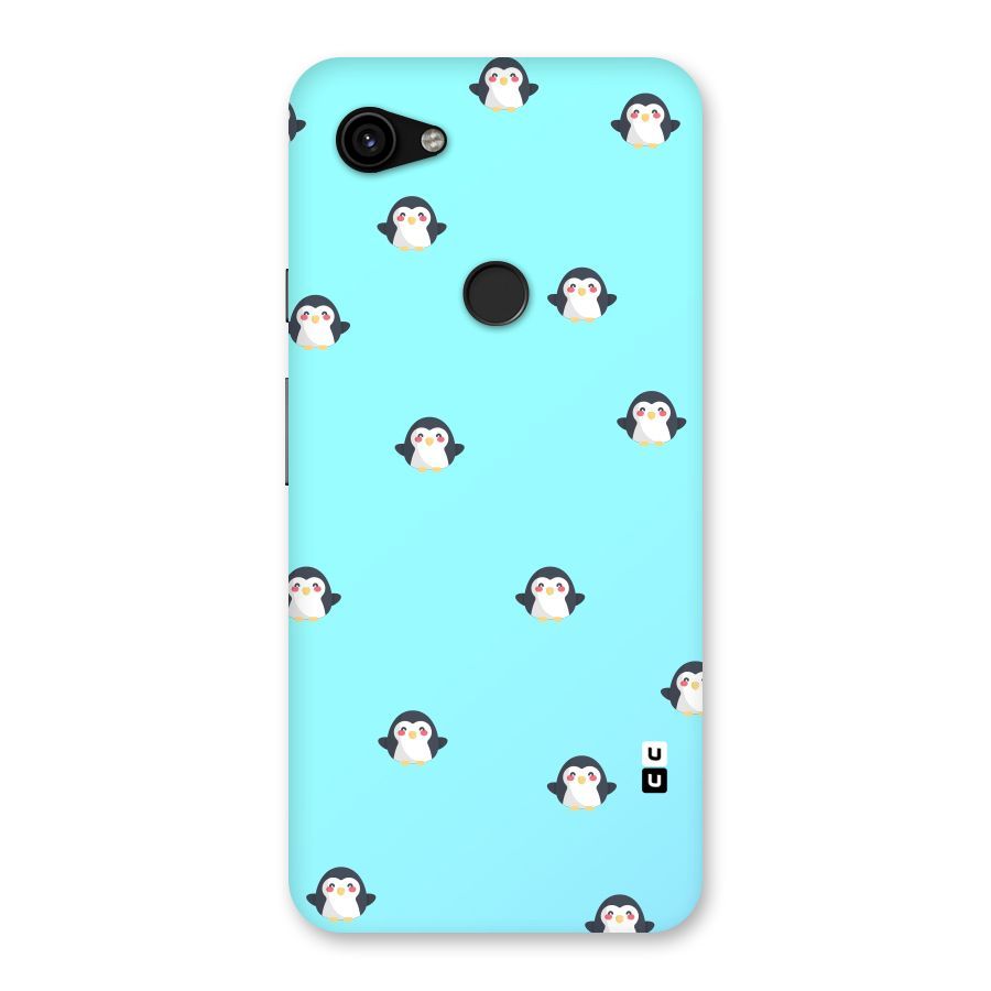 Penguins Pattern Print Back Case for Google Pixel 3a XL