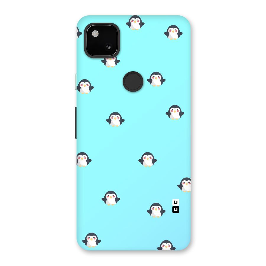 Penguins Pattern Print Back Case for Google Pixel 4a