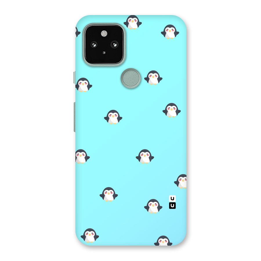 Penguins Pattern Print Back Case for Google Pixel 5