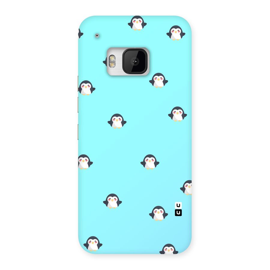 Penguins Pattern Print Back Case for HTC One M9