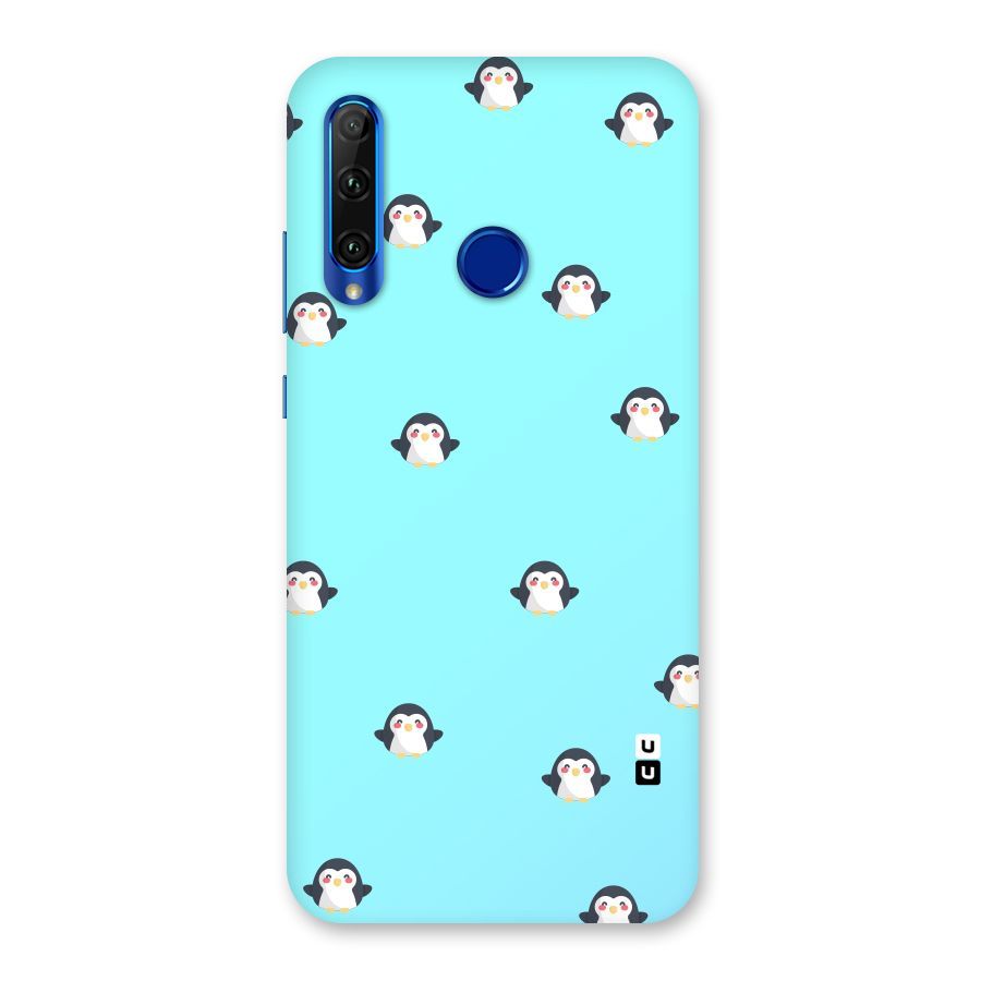 Penguins Pattern Print Back Case for Honor 20i
