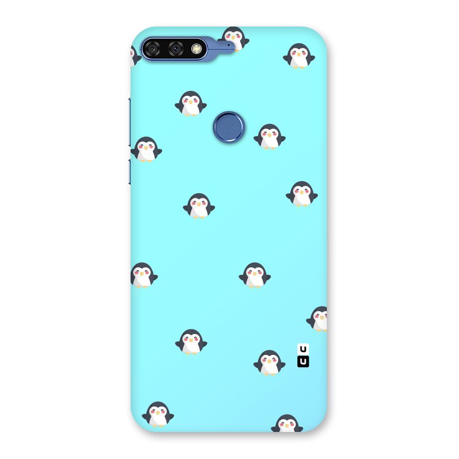 Penguins Pattern Print Back Case for Honor 7C