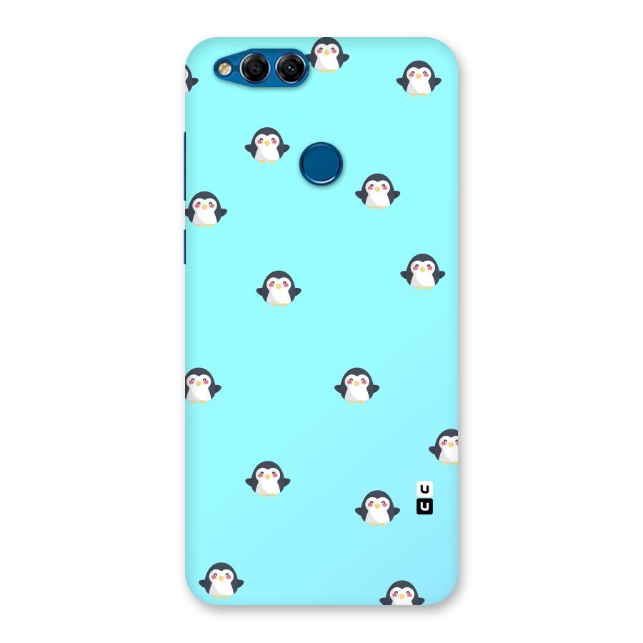 Penguins Pattern Print Back Case for Honor 7X