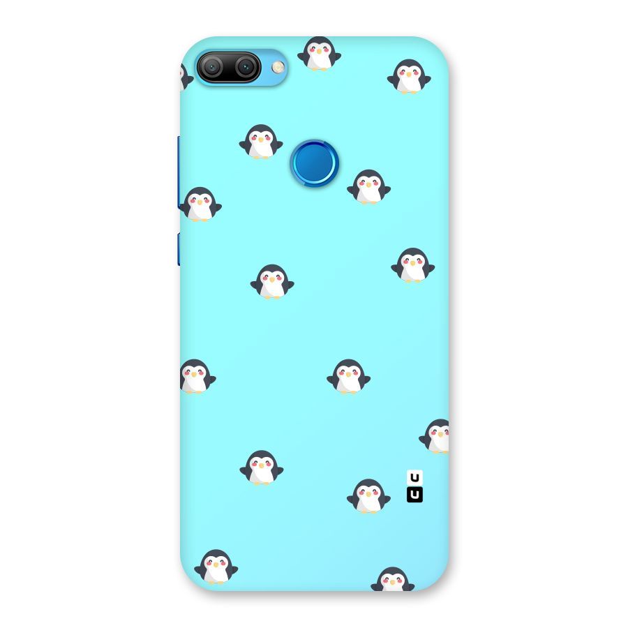 Penguins Pattern Print Back Case for Honor 9N