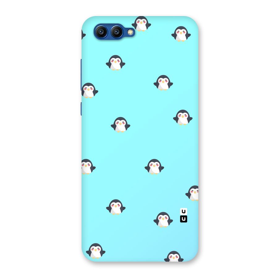 Penguins Pattern Print Back Case for Honor View 10