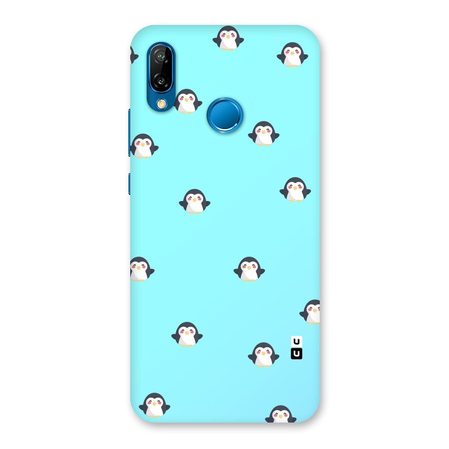 Penguins Pattern Print Back Case for Huawei P20 Lite