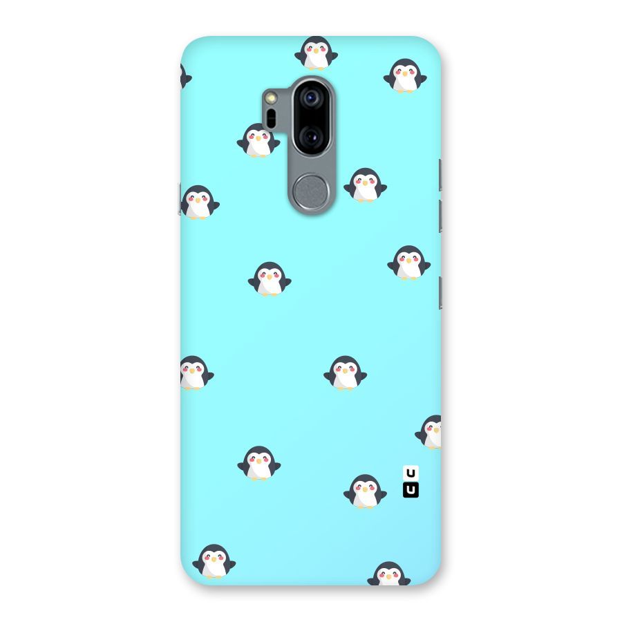 Penguins Pattern Print Back Case for LG G7