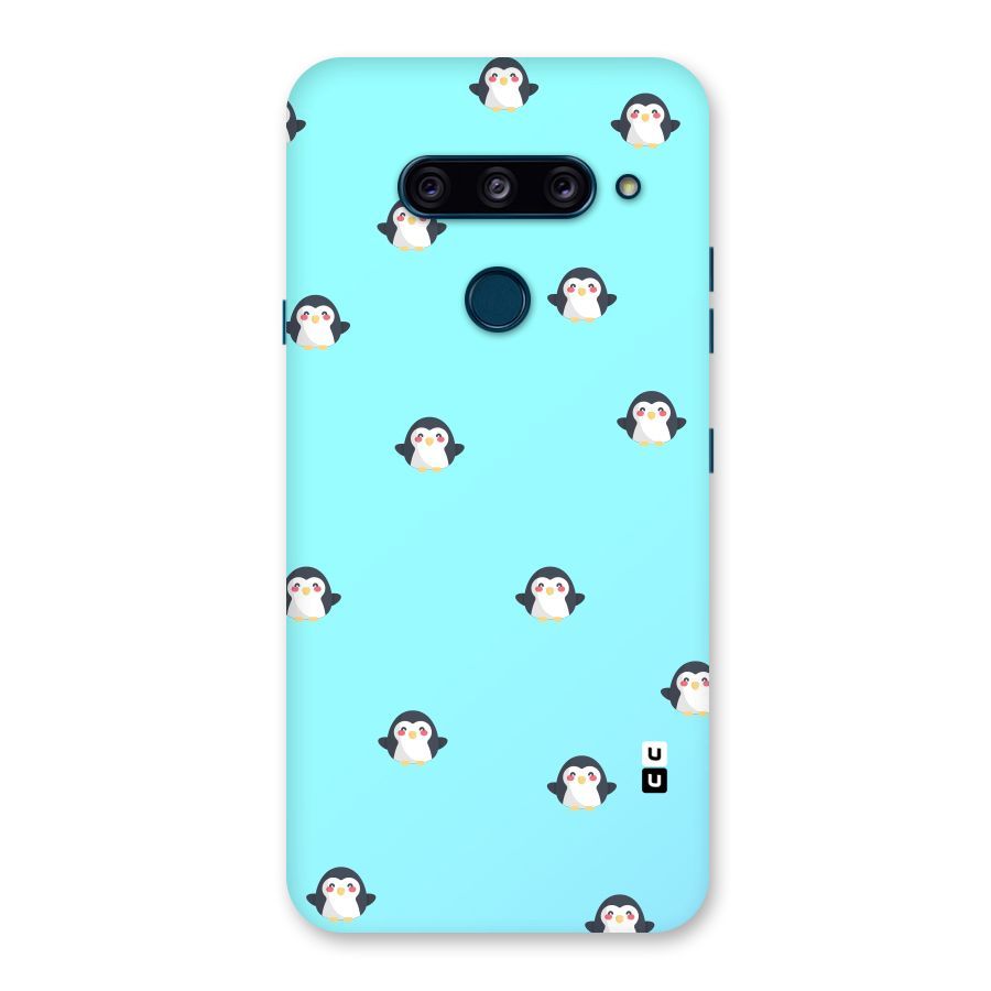 Penguins Pattern Print Back Case for LG  V40 ThinQ
