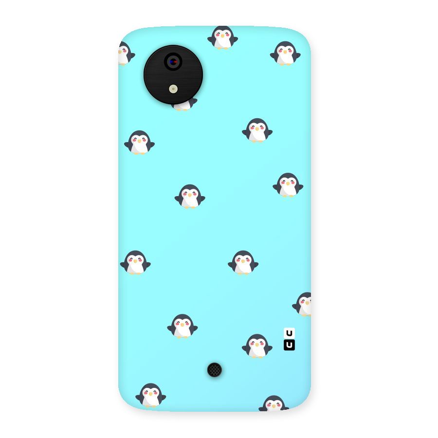 Penguins Pattern Print Back Case for Micromax Canvas A1