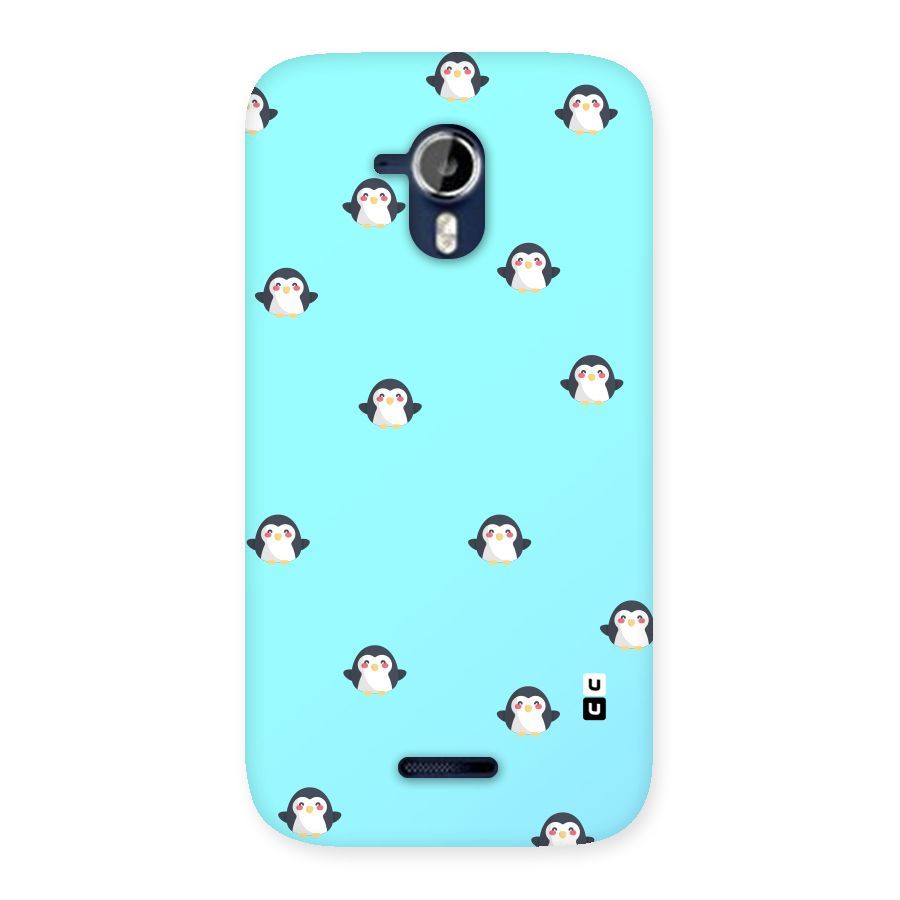 Penguins Pattern Print Back Case for Micromax Canvas Magnus A117