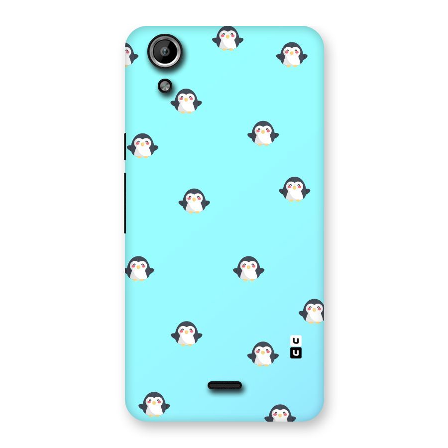 Penguins Pattern Print Back Case for Micromax Canvas Selfie Lens Q345