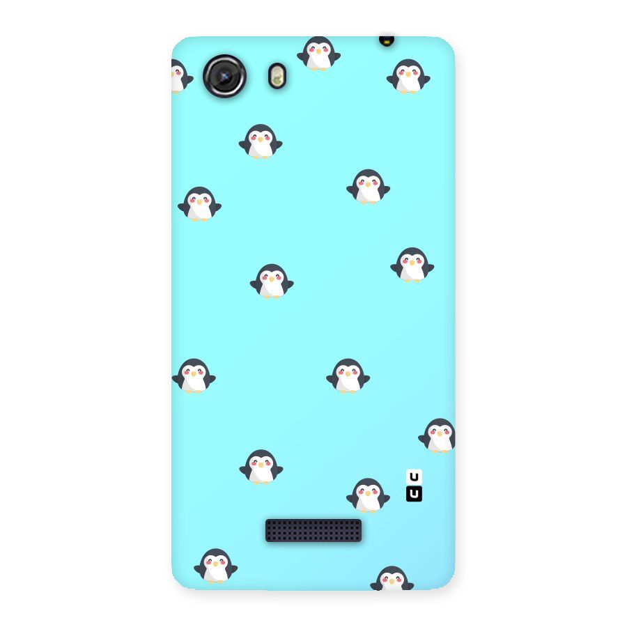 Penguins Pattern Print Back Case for Micromax Unite 3