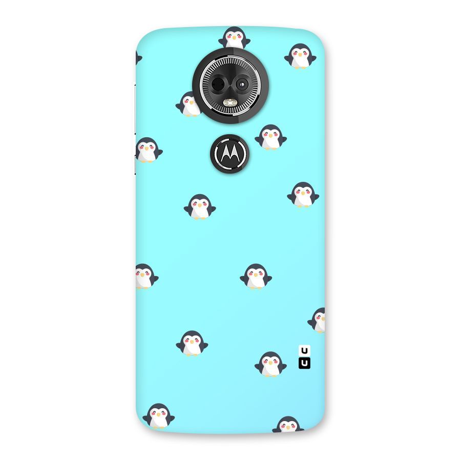 Penguins Pattern Print Back Case for Moto E5 Plus