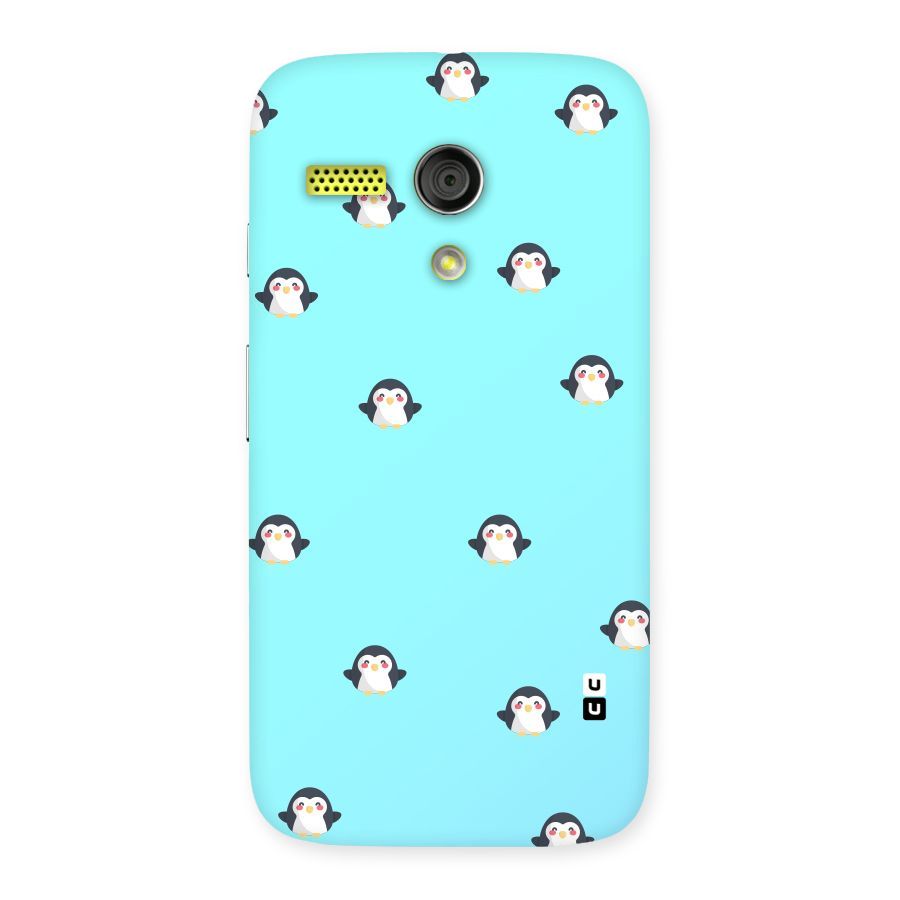 Penguins Pattern Print Back Case for Moto G