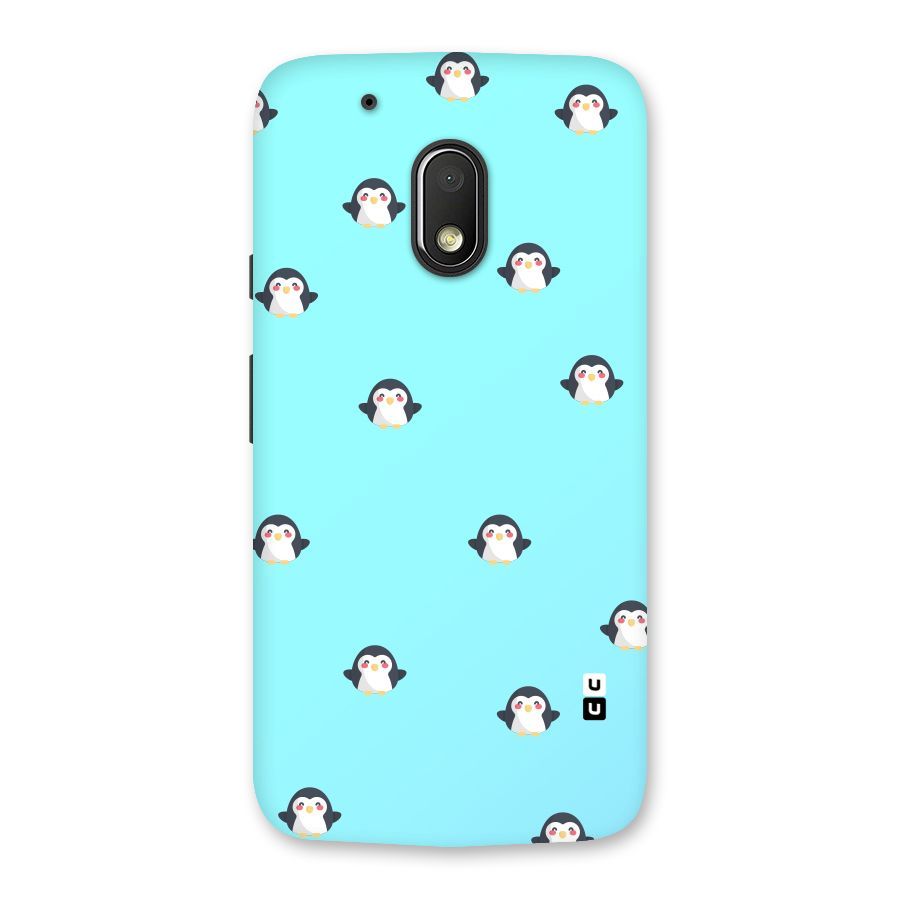 Penguins Pattern Print Back Case for Moto G4 Play