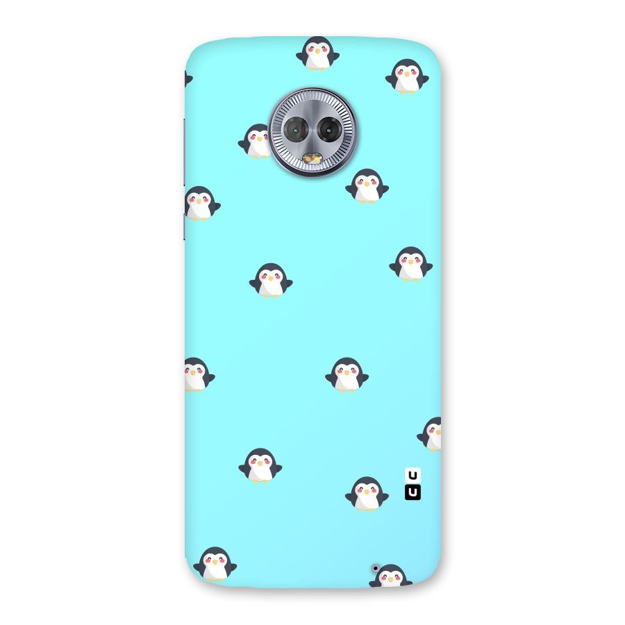 Penguins Pattern Print Back Case for Moto G6 Plus