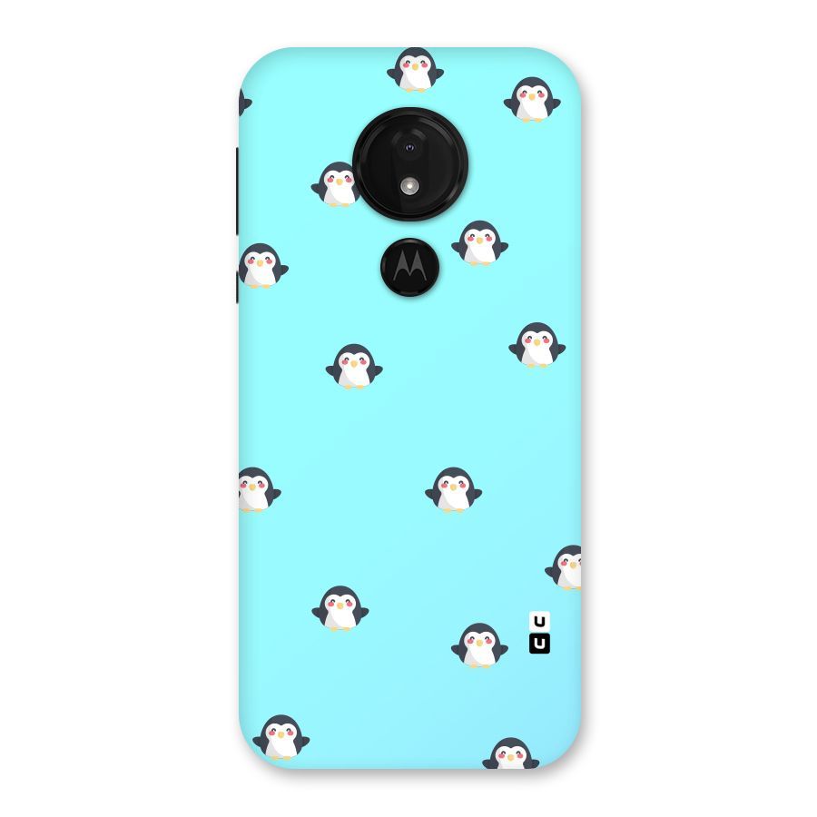 Penguins Pattern Print Back Case for Moto G7 Power