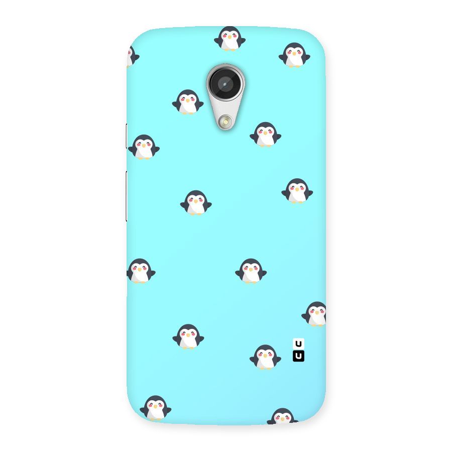 Penguins Pattern Print Back Case for Moto G 2nd Gen