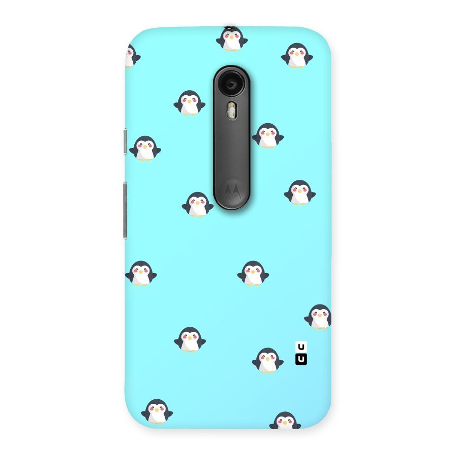 Penguins Pattern Print Back Case for Moto G Turbo