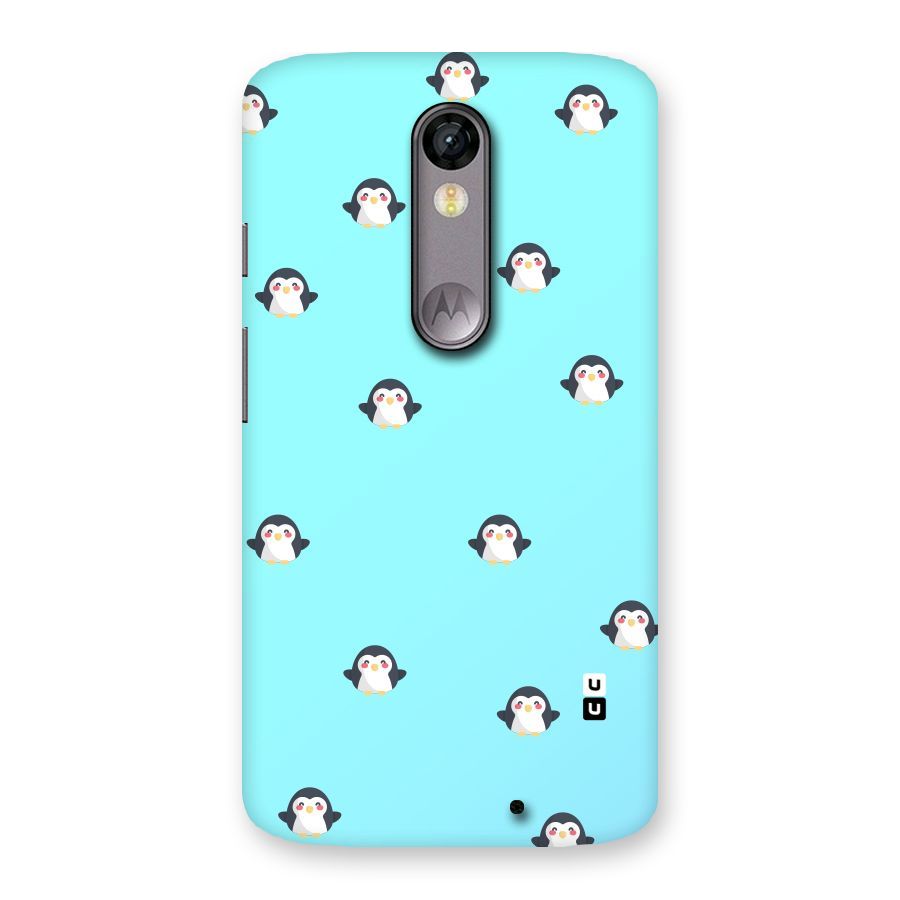 Penguins Pattern Print Back Case for Moto X Force