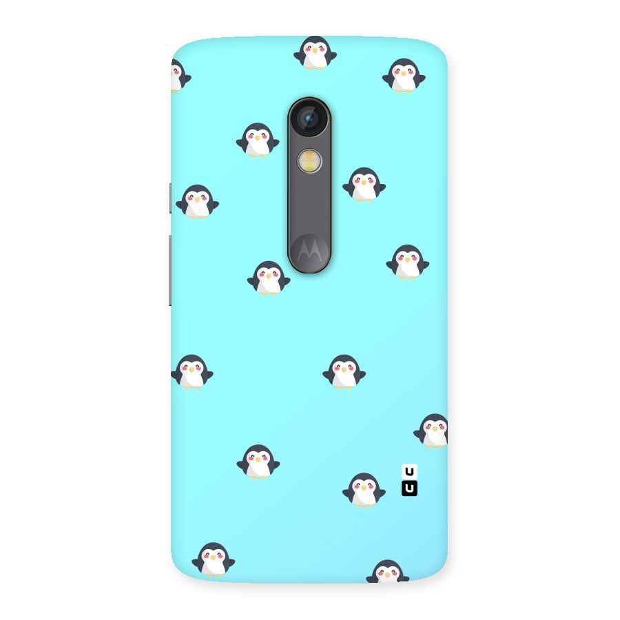 Penguins Pattern Print Back Case for Moto X Play