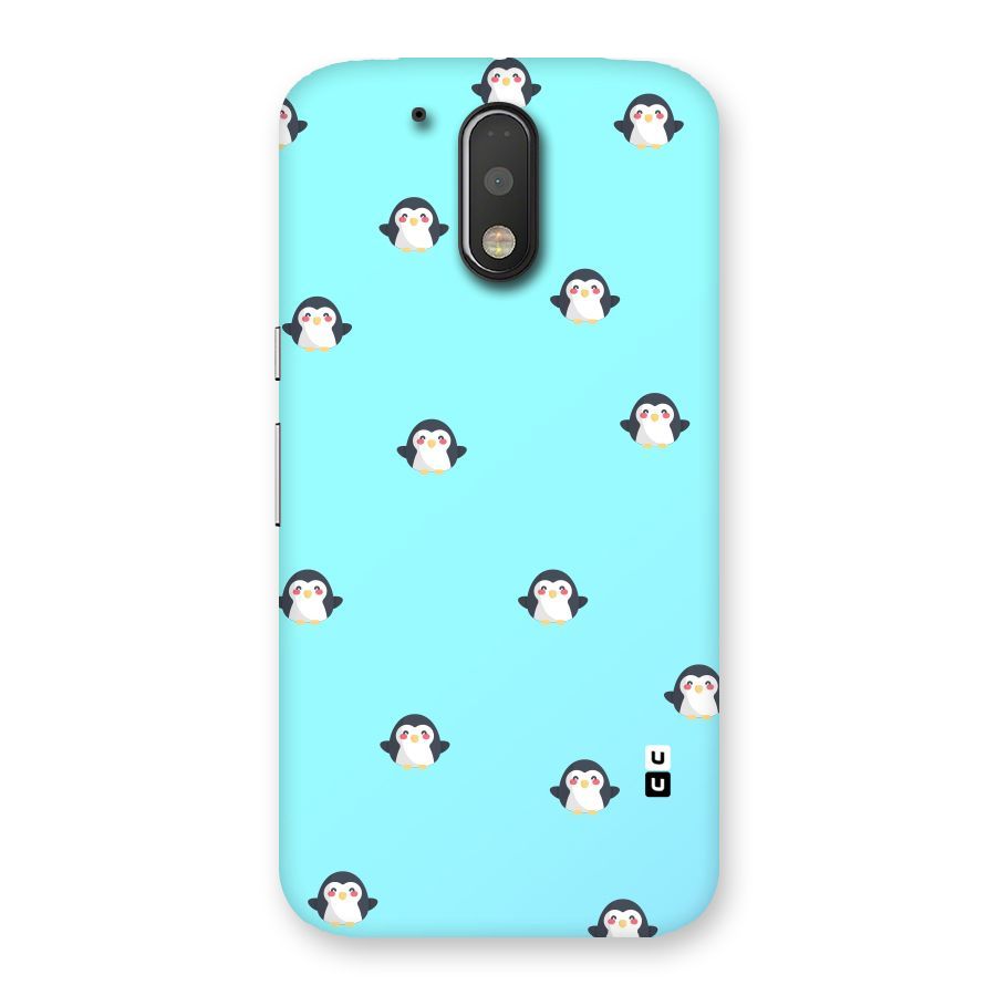 Penguins Pattern Print Back Case for Motorola Moto G4 Plus