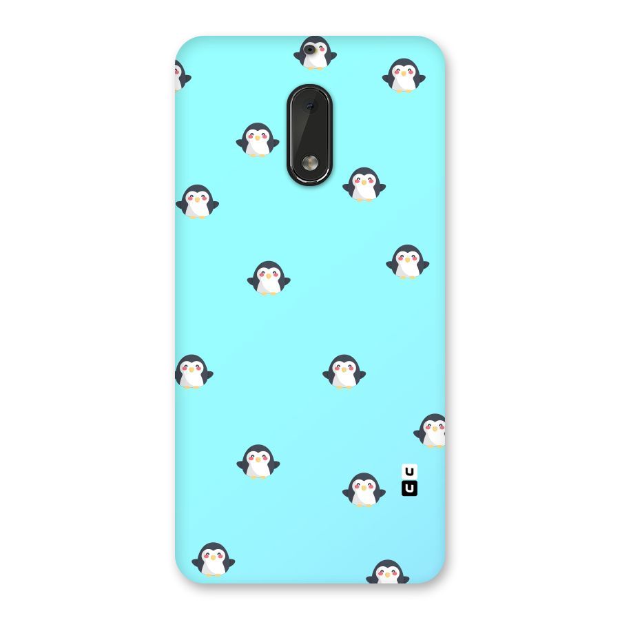 Penguins Pattern Print Back Case for Nokia 6
