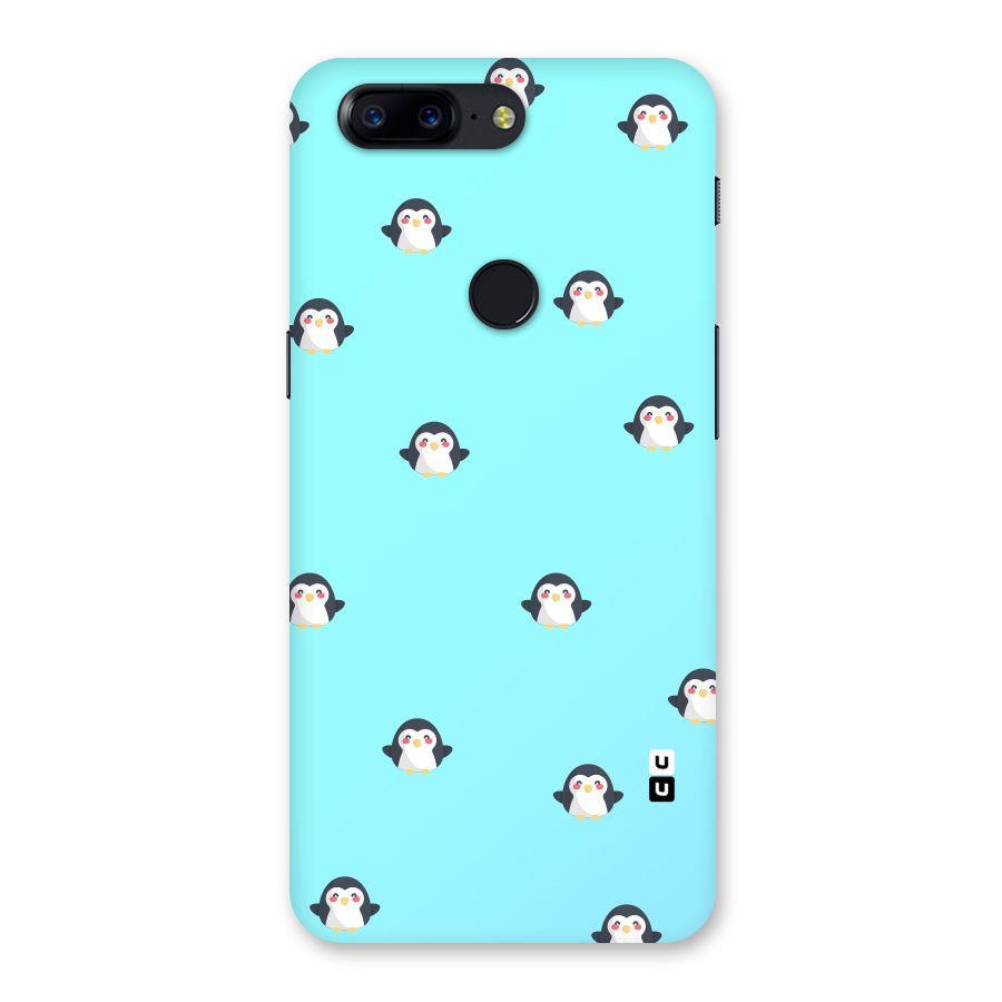 Penguins Pattern Print Back Case for OnePlus 5T