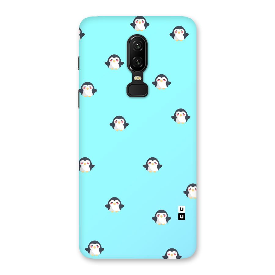 Penguins Pattern Print Back Case for OnePlus 6