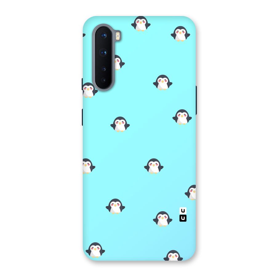 Penguins Pattern Print Back Case for OnePlus Nord