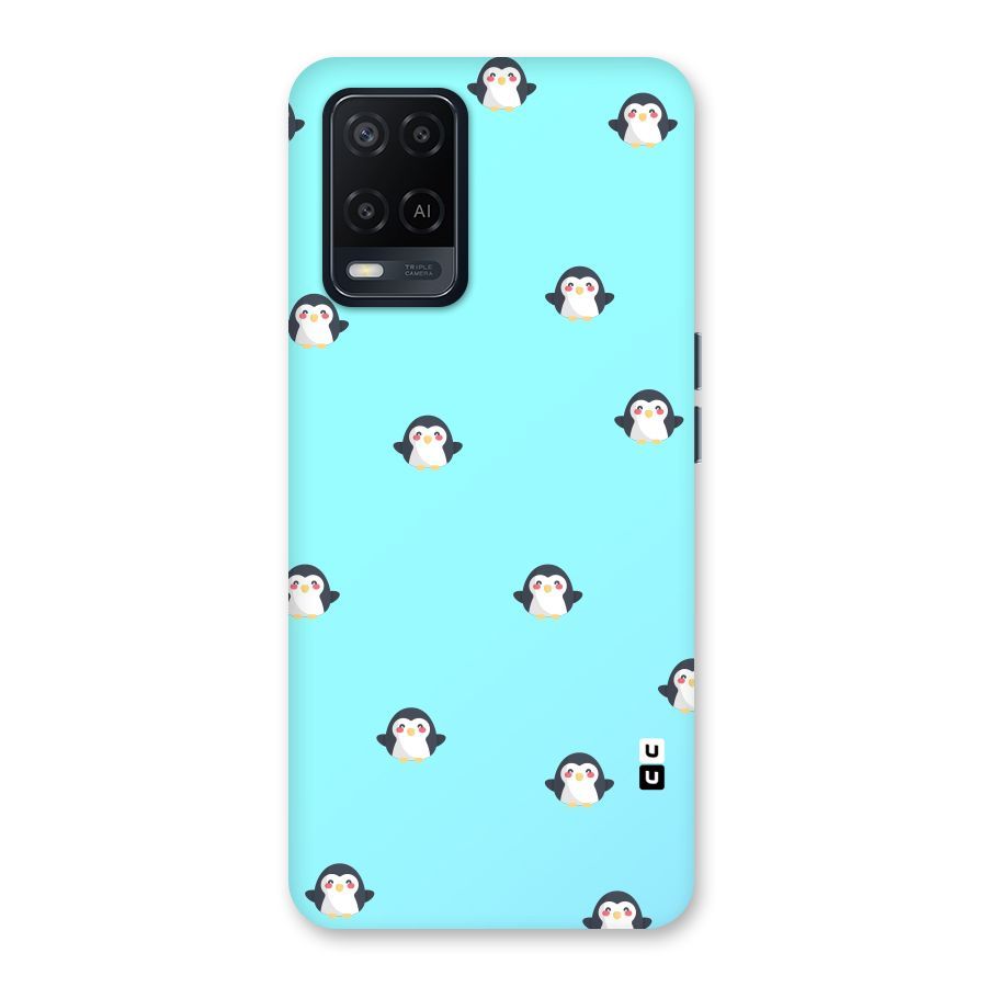 Penguins Pattern Print Back Case for Oppo A54