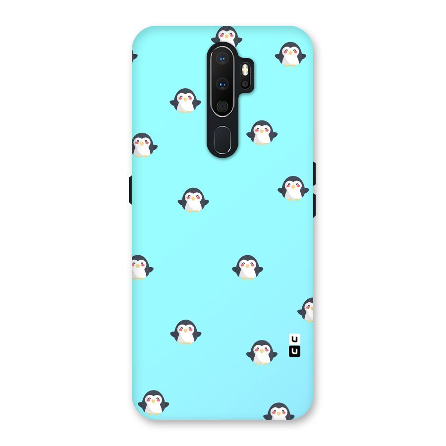 Penguins Pattern Print Back Case for Oppo A5 (2020)