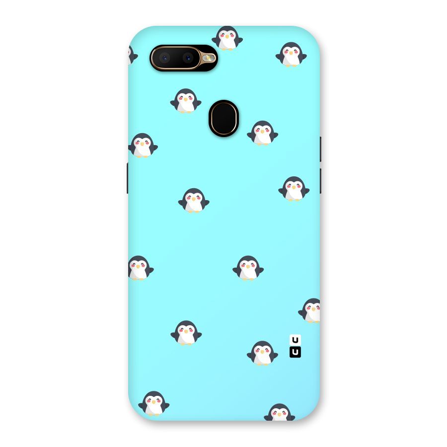 Penguins Pattern Print Back Case for Oppo A5s