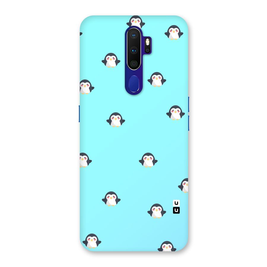 Penguins Pattern Print Back Case for Oppo A9 (2020)