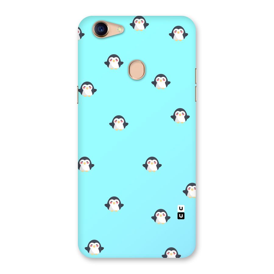 Penguins Pattern Print Back Case for Oppo F5