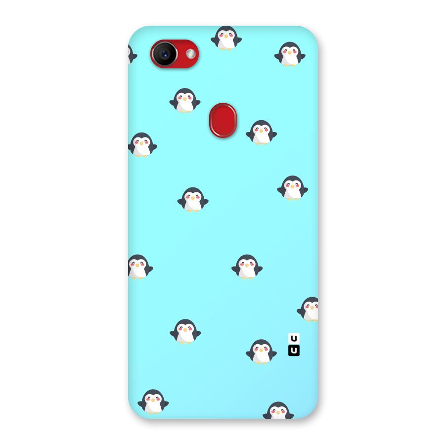 Penguins Pattern Print Back Case for Oppo F7